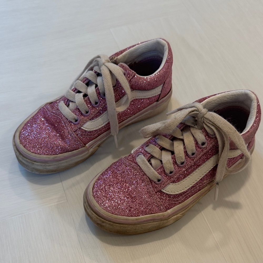 Vans Sparkly Pink Kids Sneakers